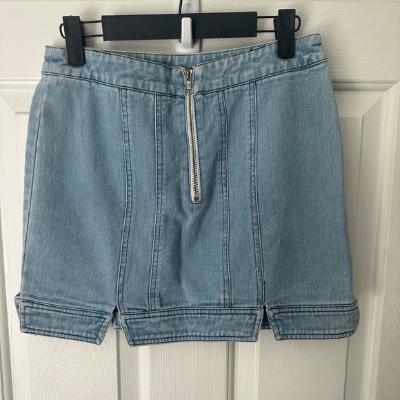 Endless Rose Patchwork Denim Mini Skirt. Size Small. - Picture 2 of 7